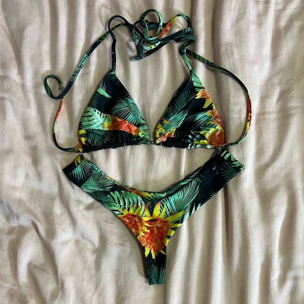 Stone Fox Swim Thong Bikini